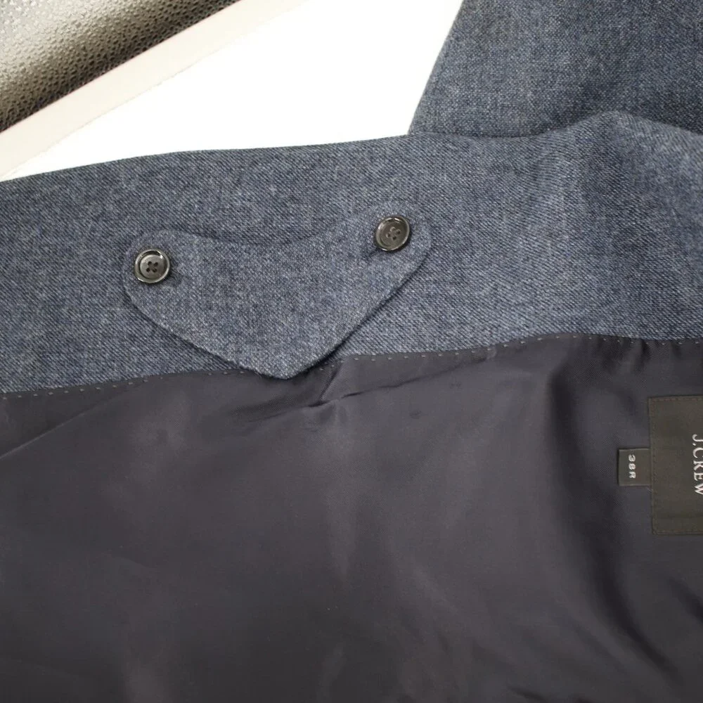 J. Crew Sport Coat Mens 38R Moon British Cloth Wool Two Button Single Breasted‎